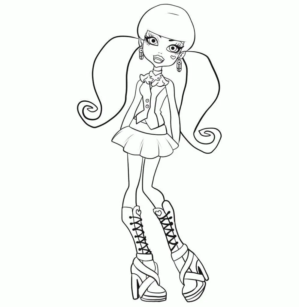 Monster High Coloring Pages – 010