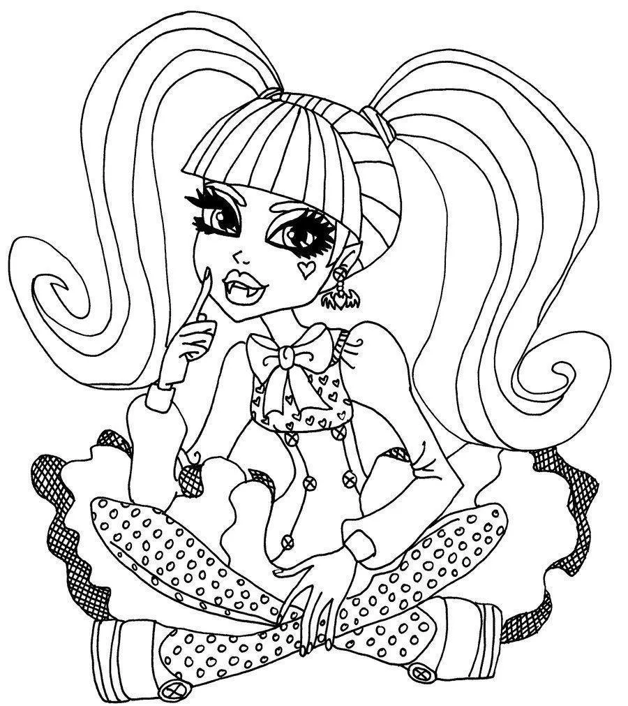 Monster High Coloring Pages – 022
