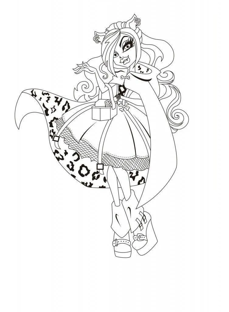 Monster High Coloring Pages – 025