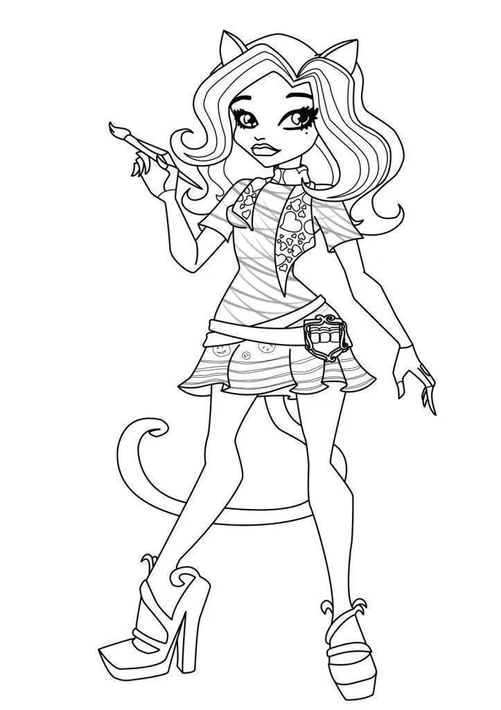 Monster High Coloring Pages – 029