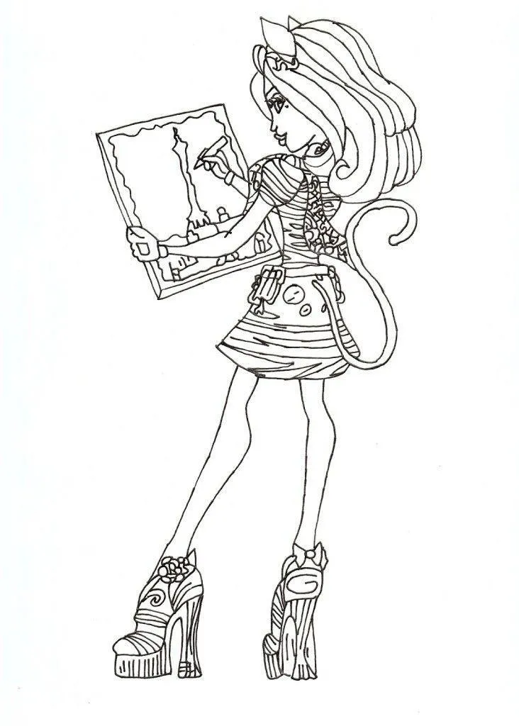 Monster High Coloring Pages – 041