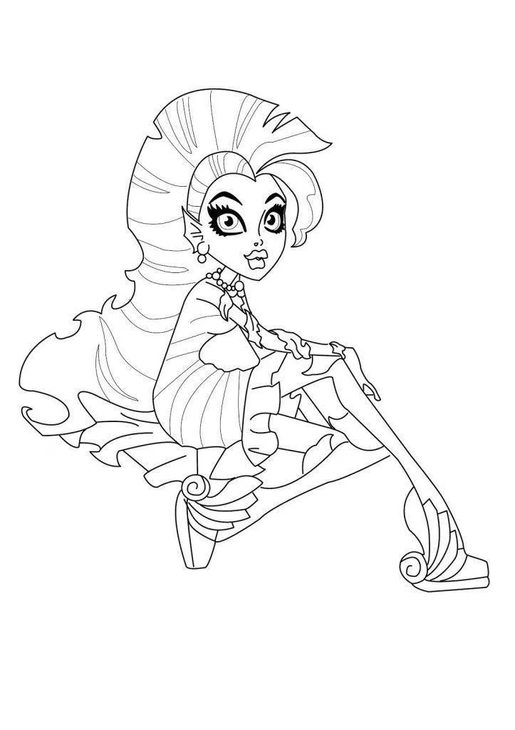 Monster High Coloring Pages – 042