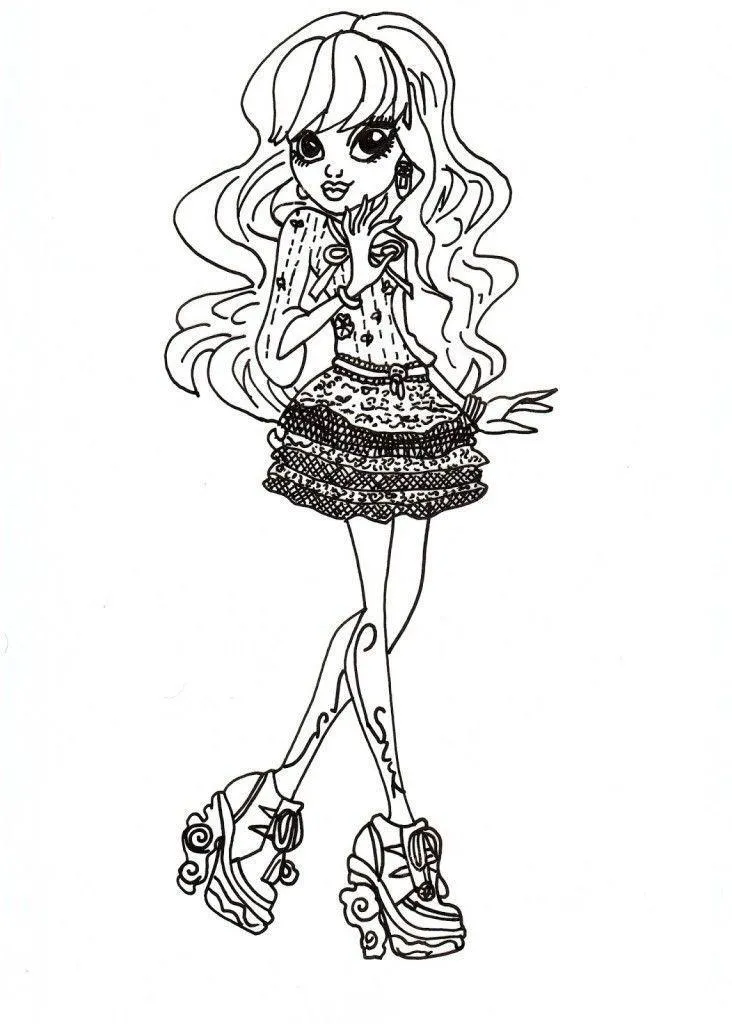 Monster High Coloring Pages – 044