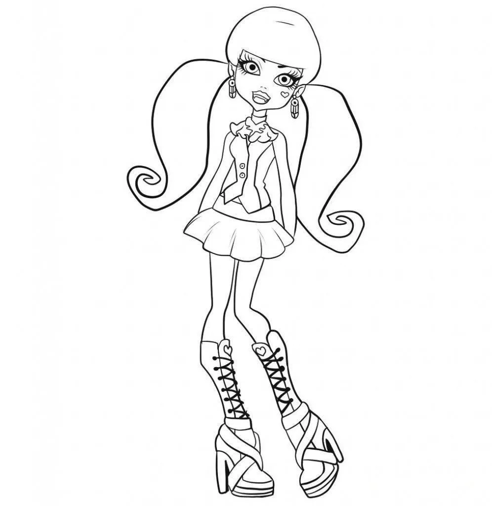 Monster High Coloring Pages – 046