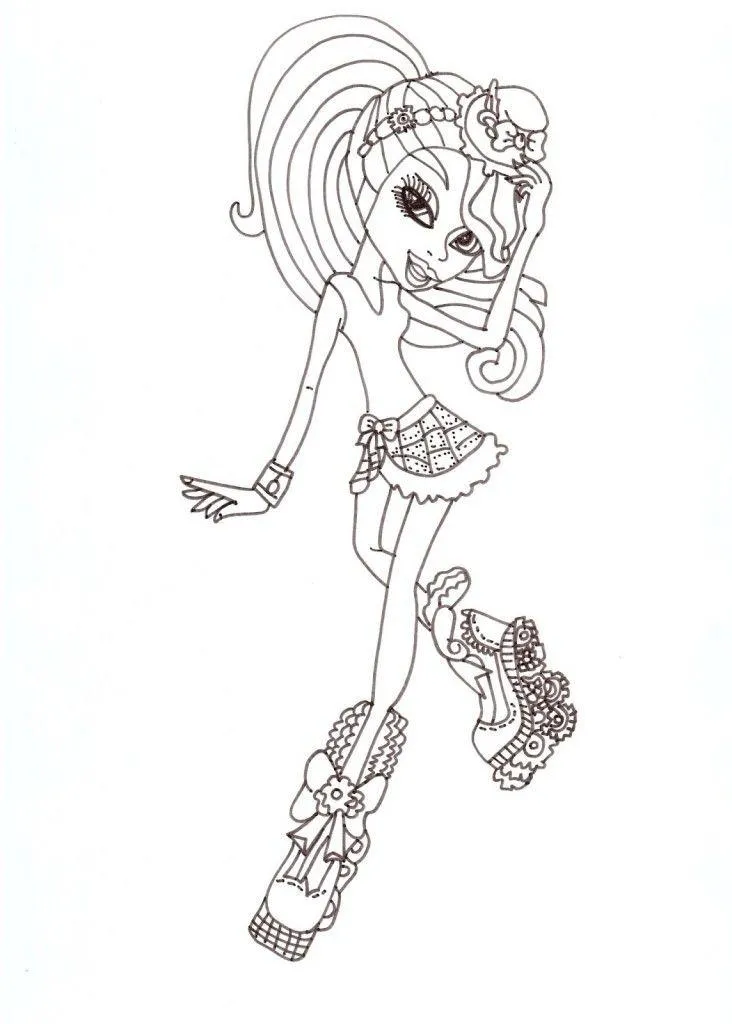 Monster High Coloring Pages – 048