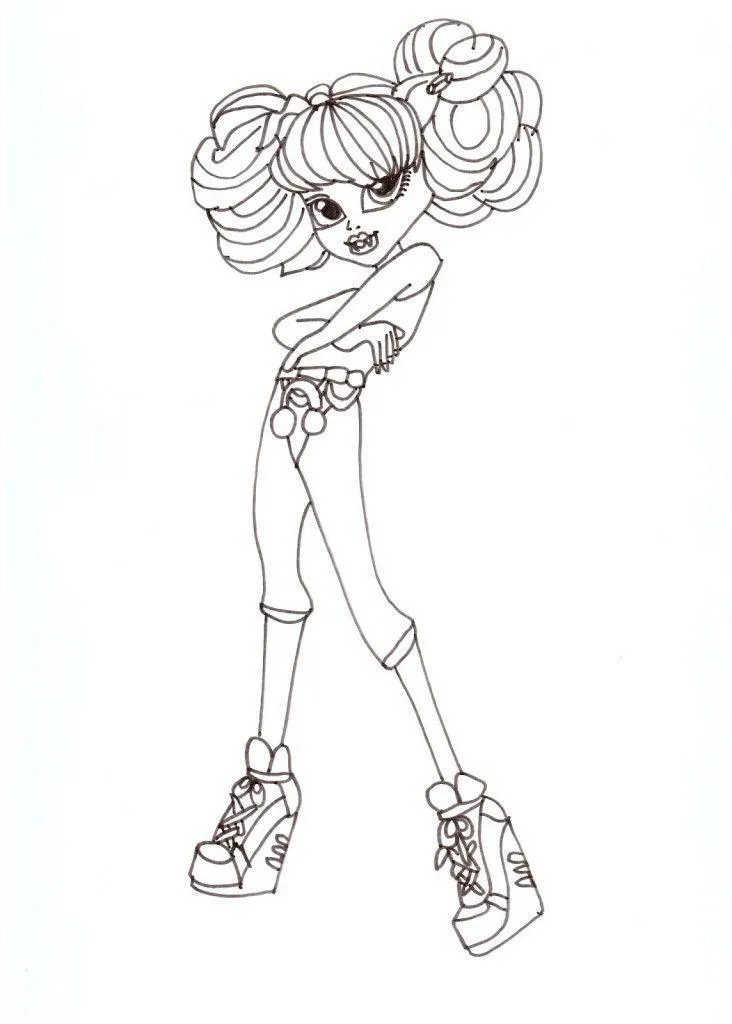 Monster High Coloring Pages – 050