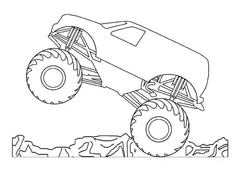 Monster Truck Coloring Pages – 004