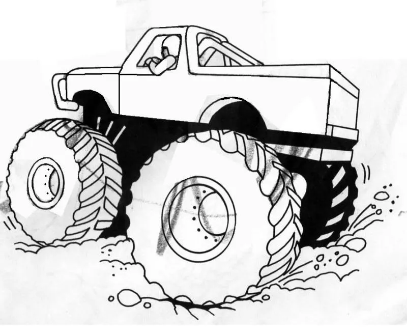 Monster Truck Coloring Pages – 005