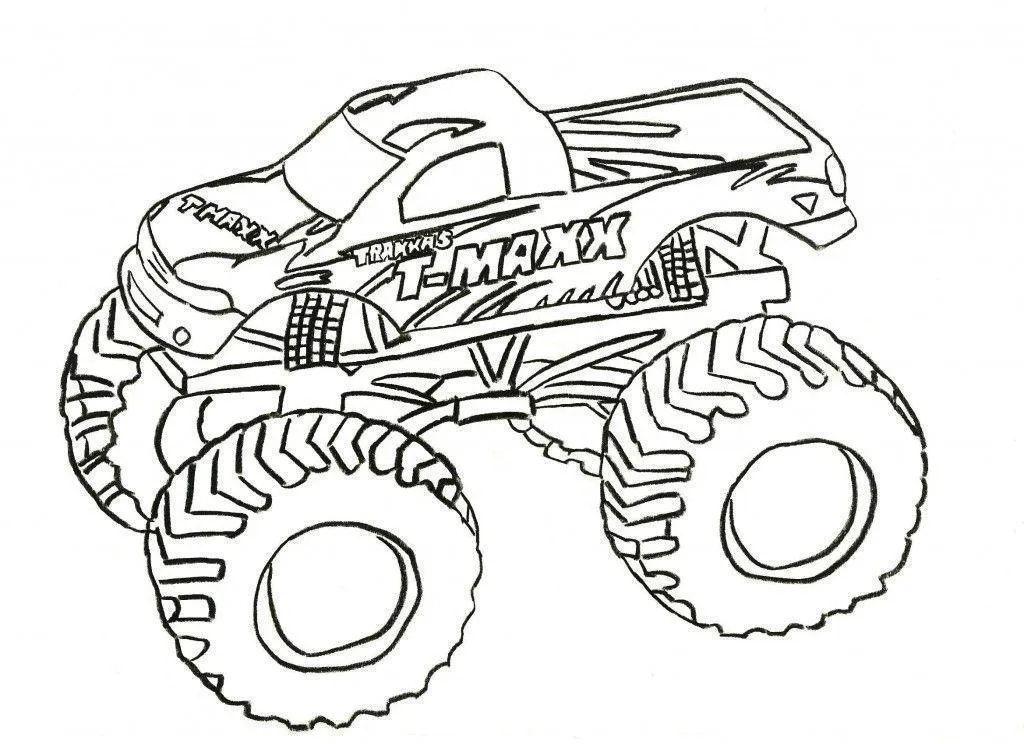 Monster Truck Coloring Pages – 007