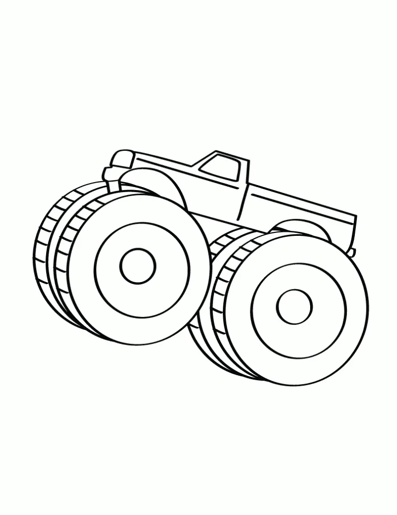 Monster Truck Coloring Pages – 008