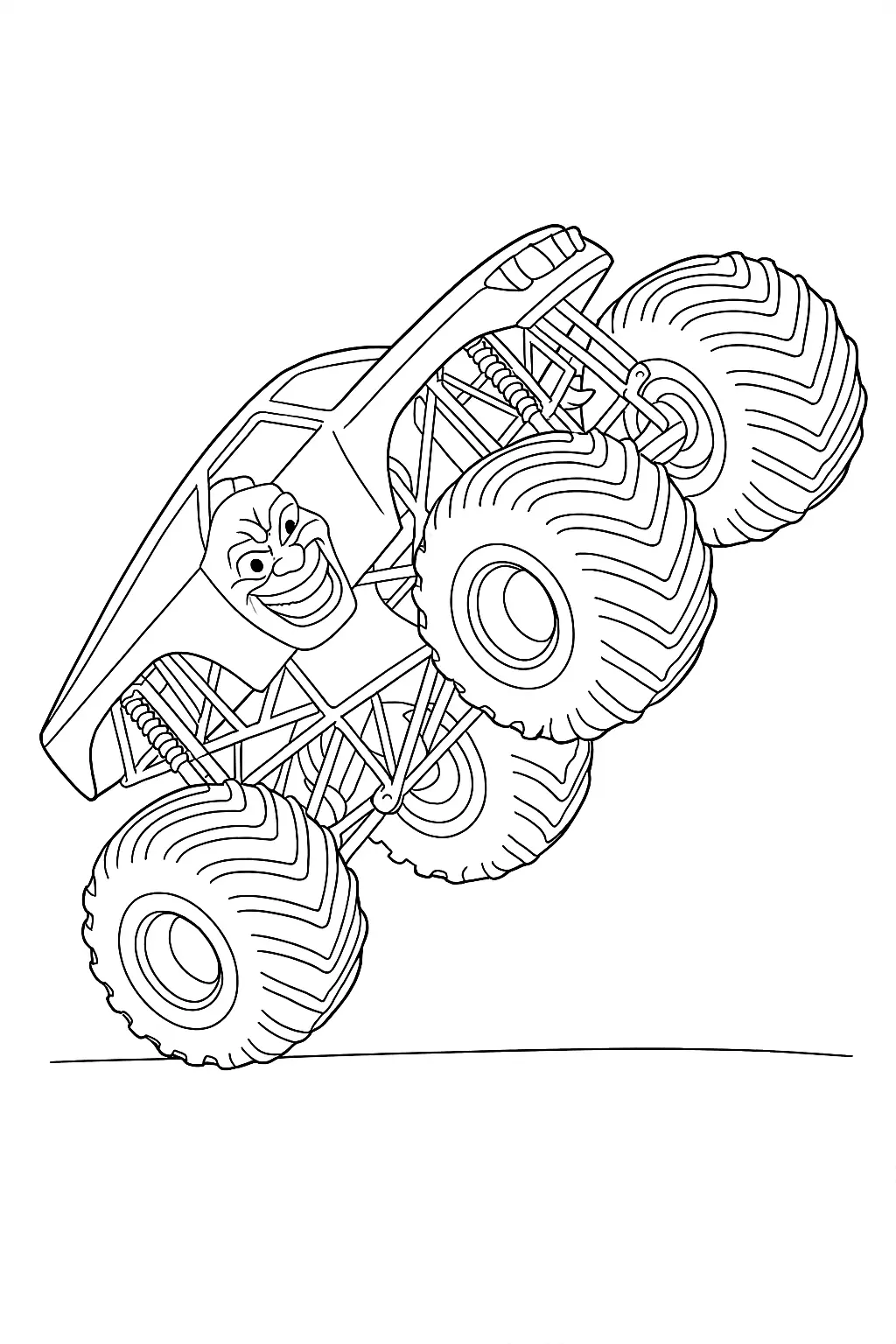 Monster Truck Coloring Pages – 020
