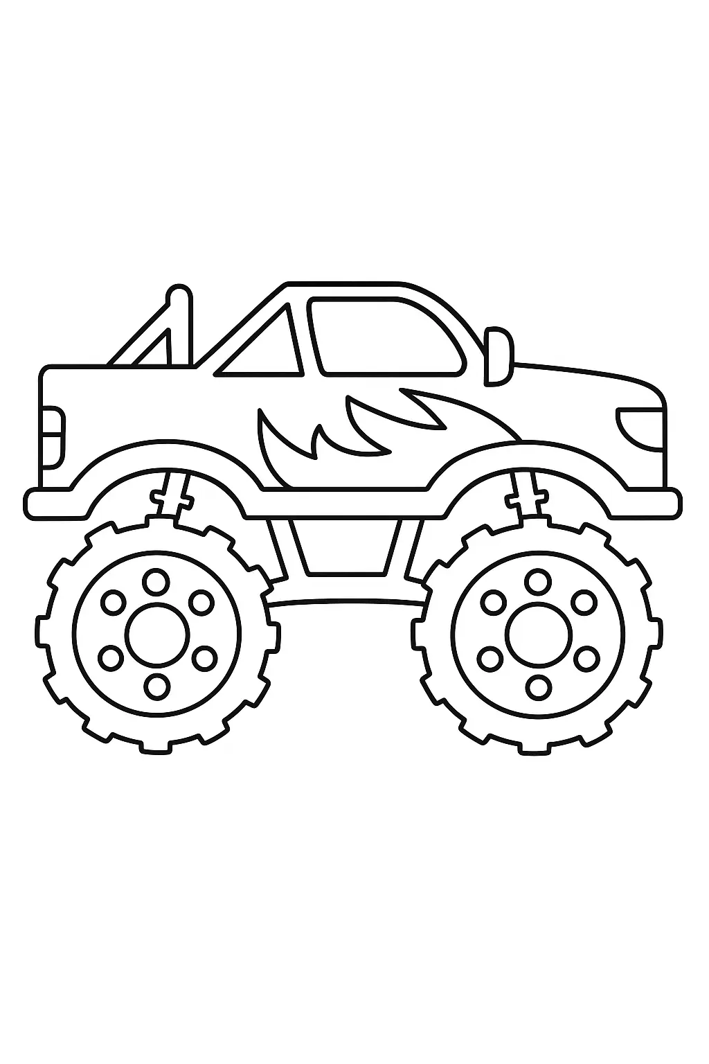 Monster Truck Coloring Pages – 022