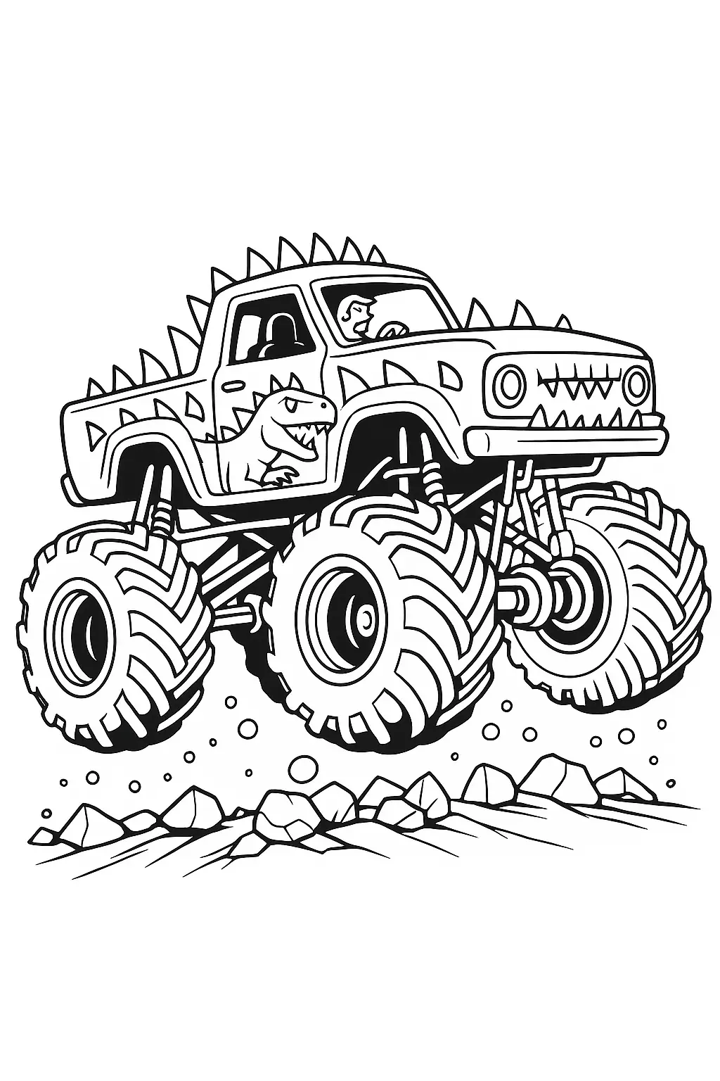 Monster Truck Coloring Pages – 027