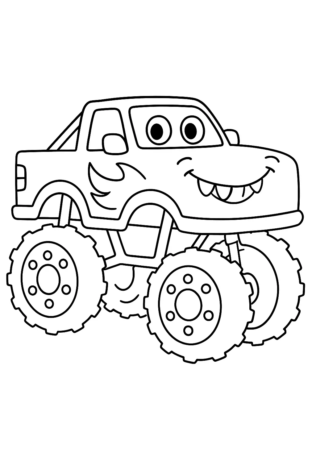 Monster Truck Coloring Pages – 030