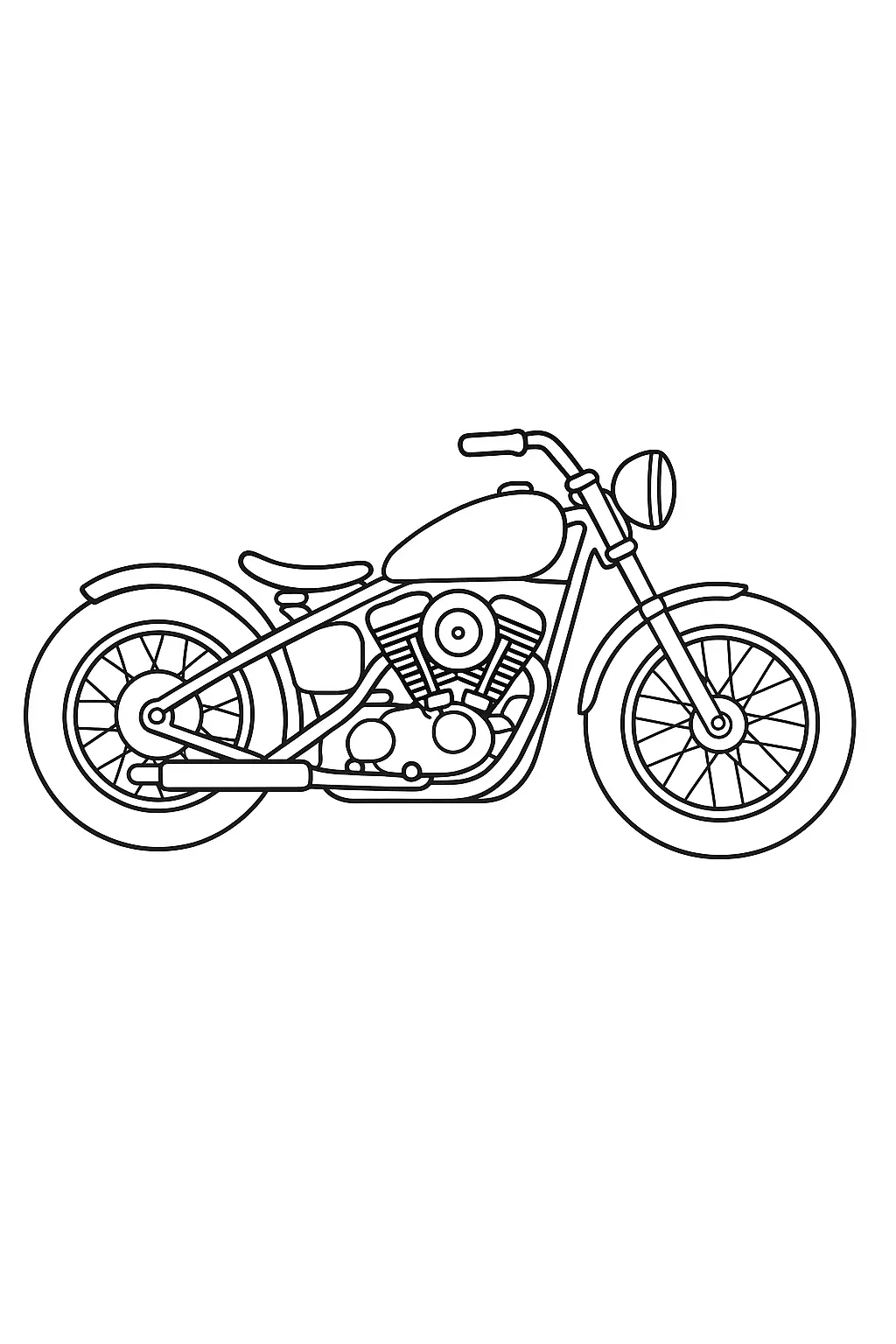 Motorcycles Coloring Pages – 021