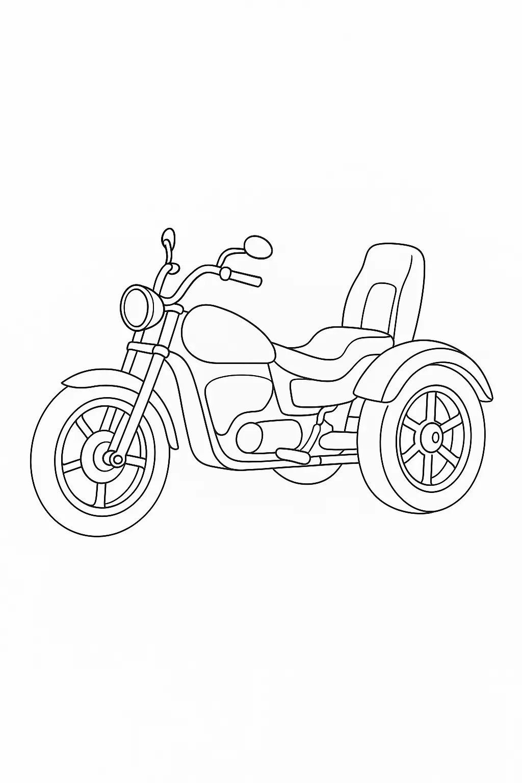 Motorcycles Coloring Pages – 025