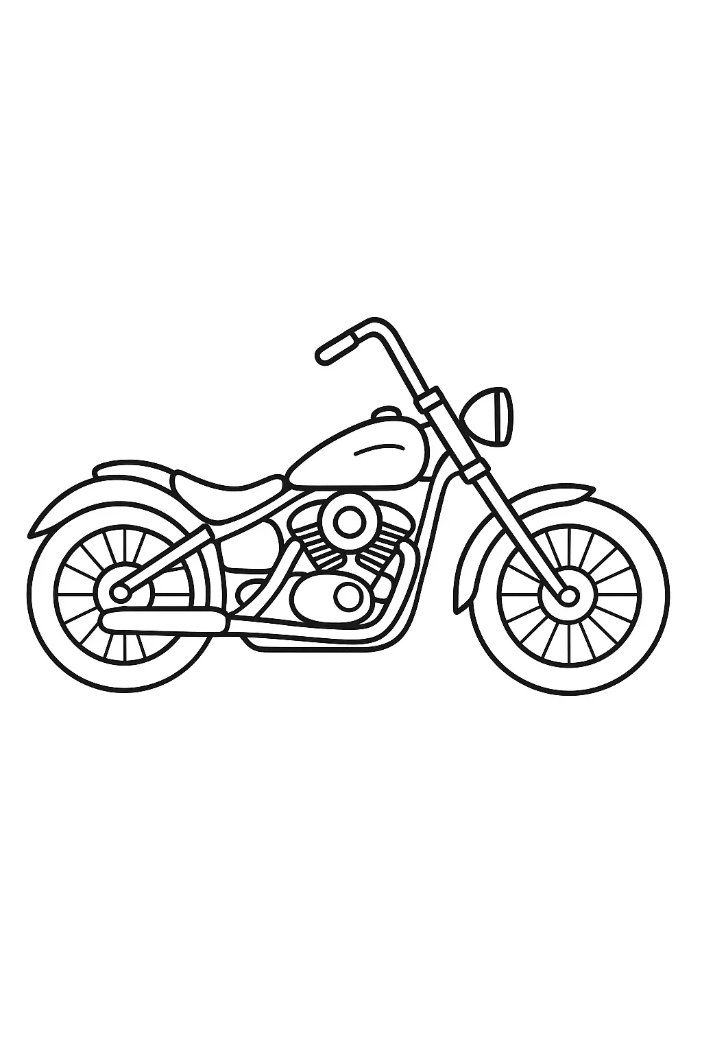 Motorcycles Coloring Pages – 030
