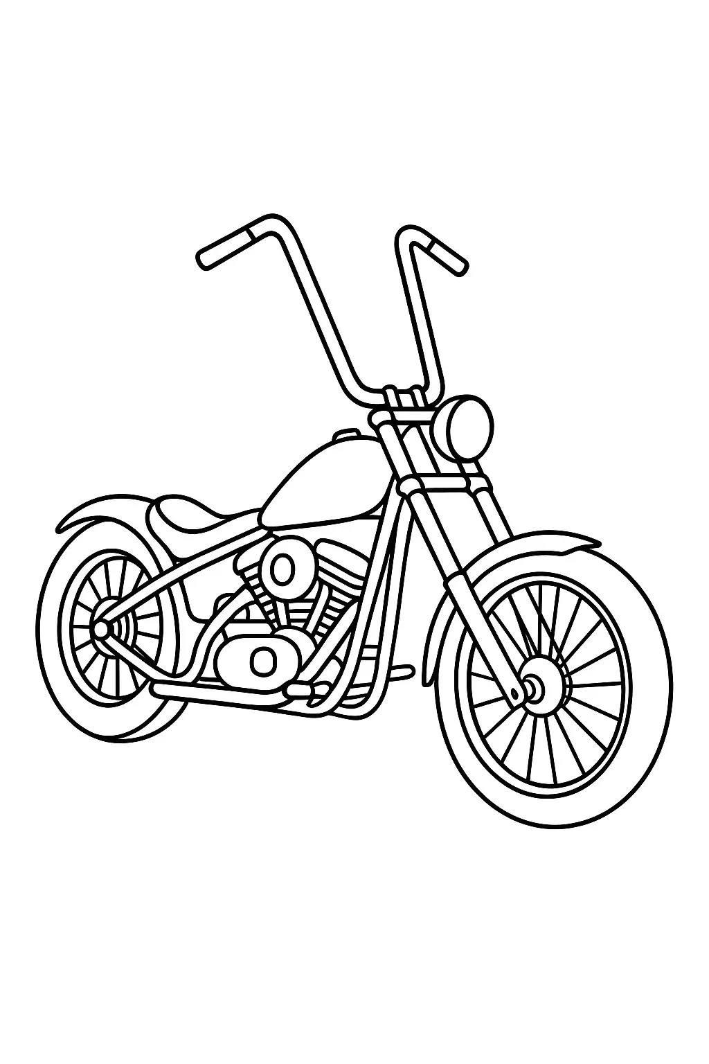 Motorcycles Coloring Pages – 033