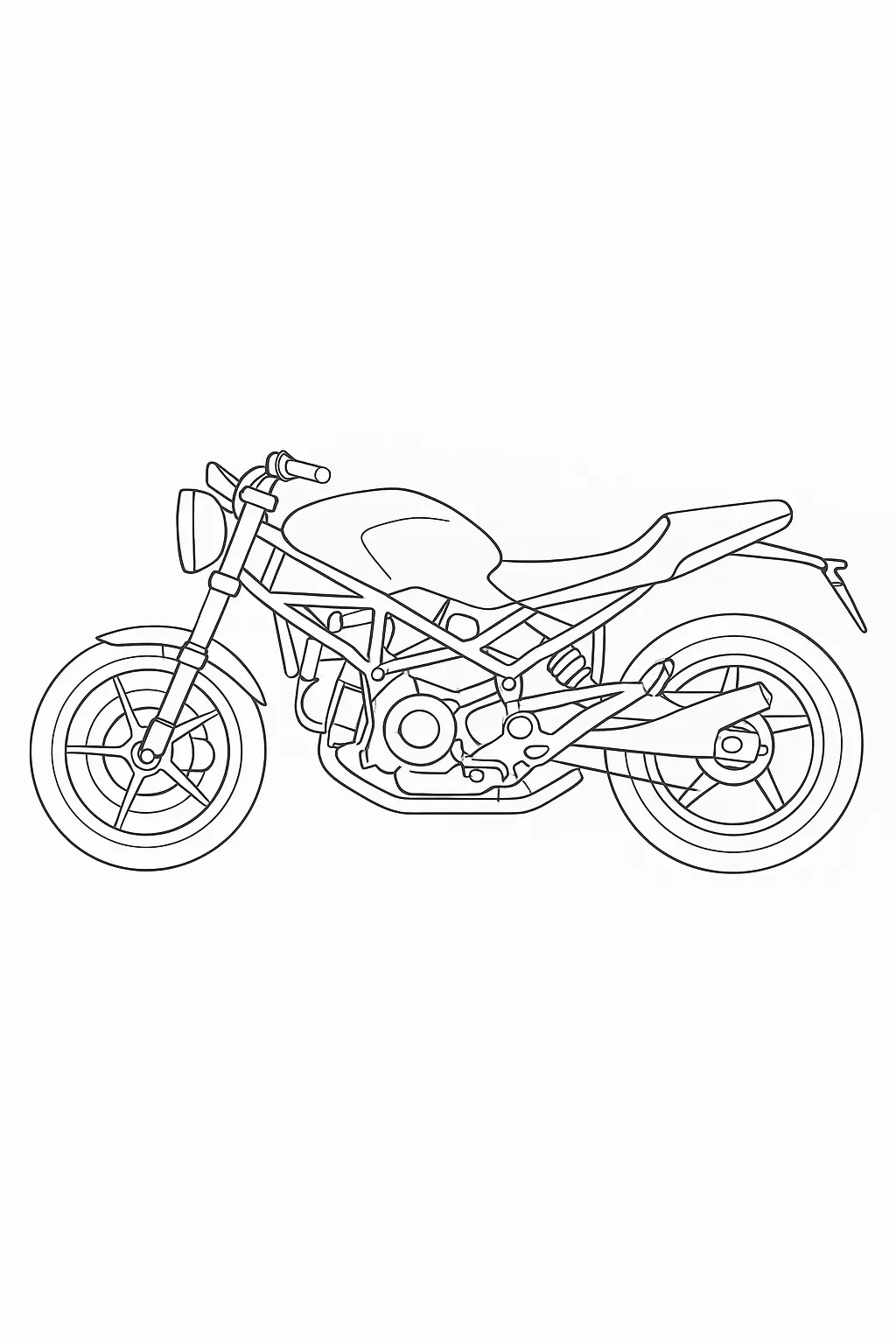Motorcycles Coloring Pages – 034