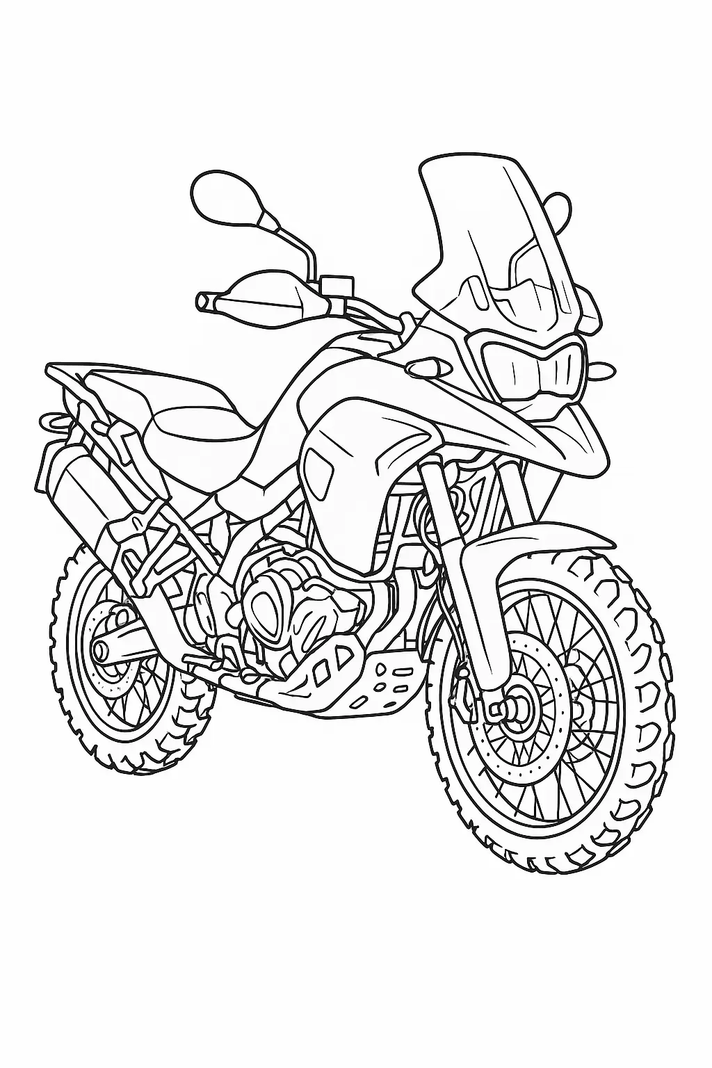 Motorcycles Coloring Pages – 035