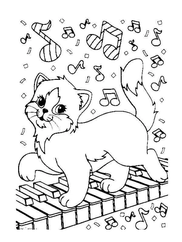 Music Coloring Pages – 007