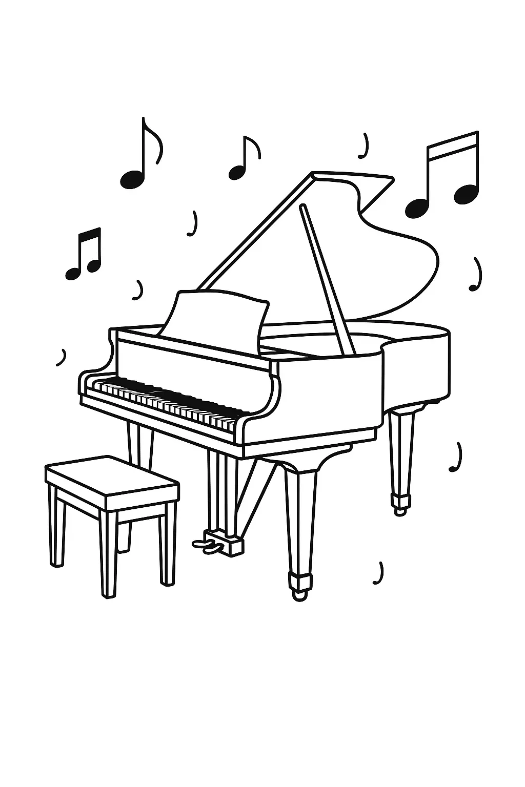 Music Coloring Pages – 025