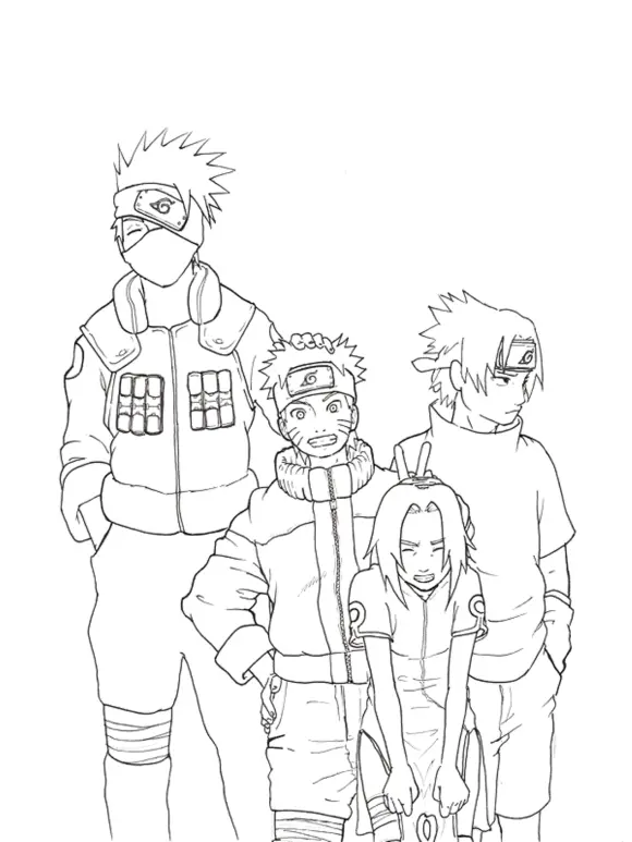 Naruto Coloring Pages – 002