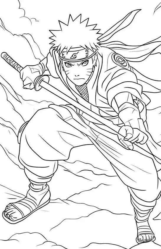 Naruto Coloring Pages – 016