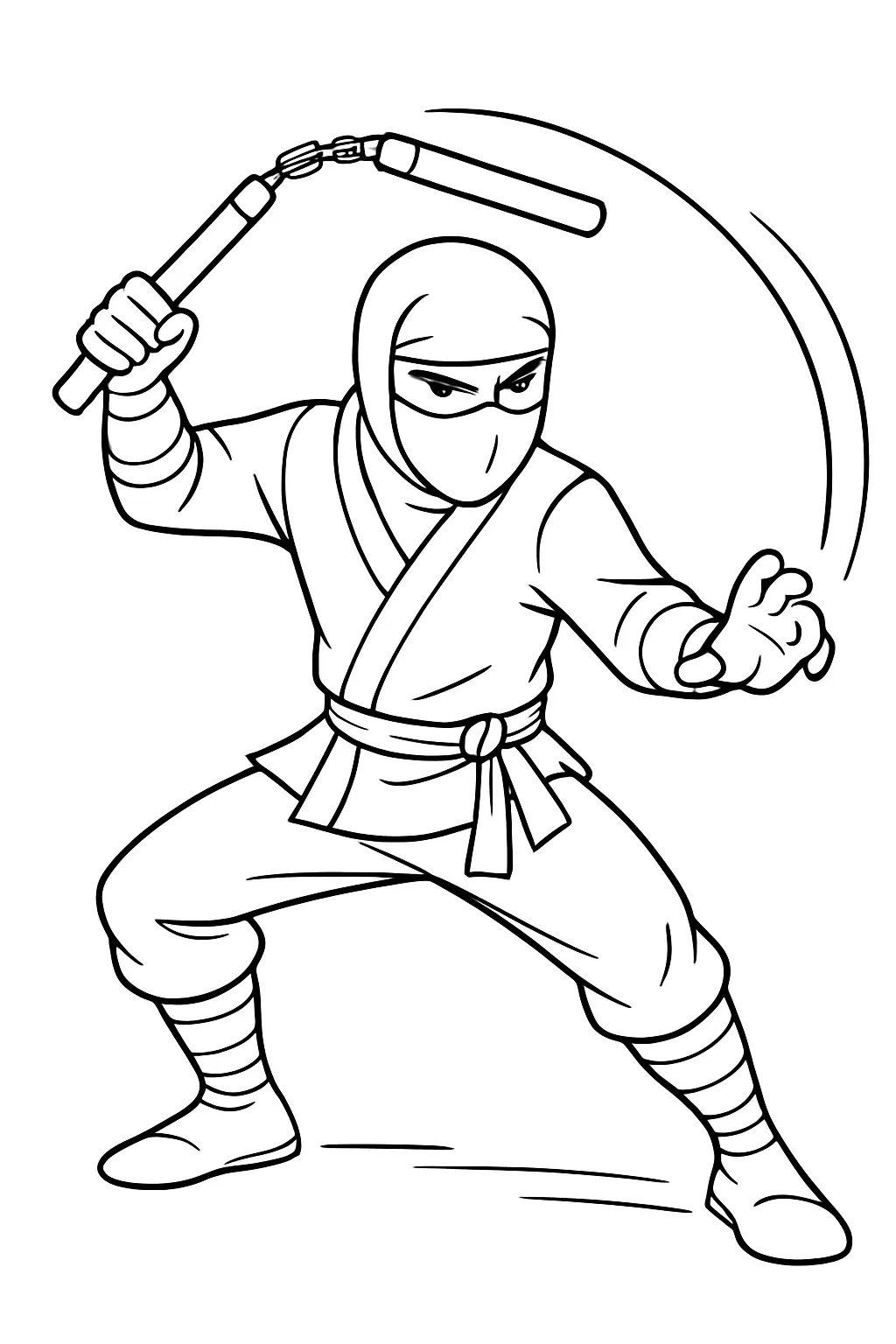 Ninja Coloring Pages – 009