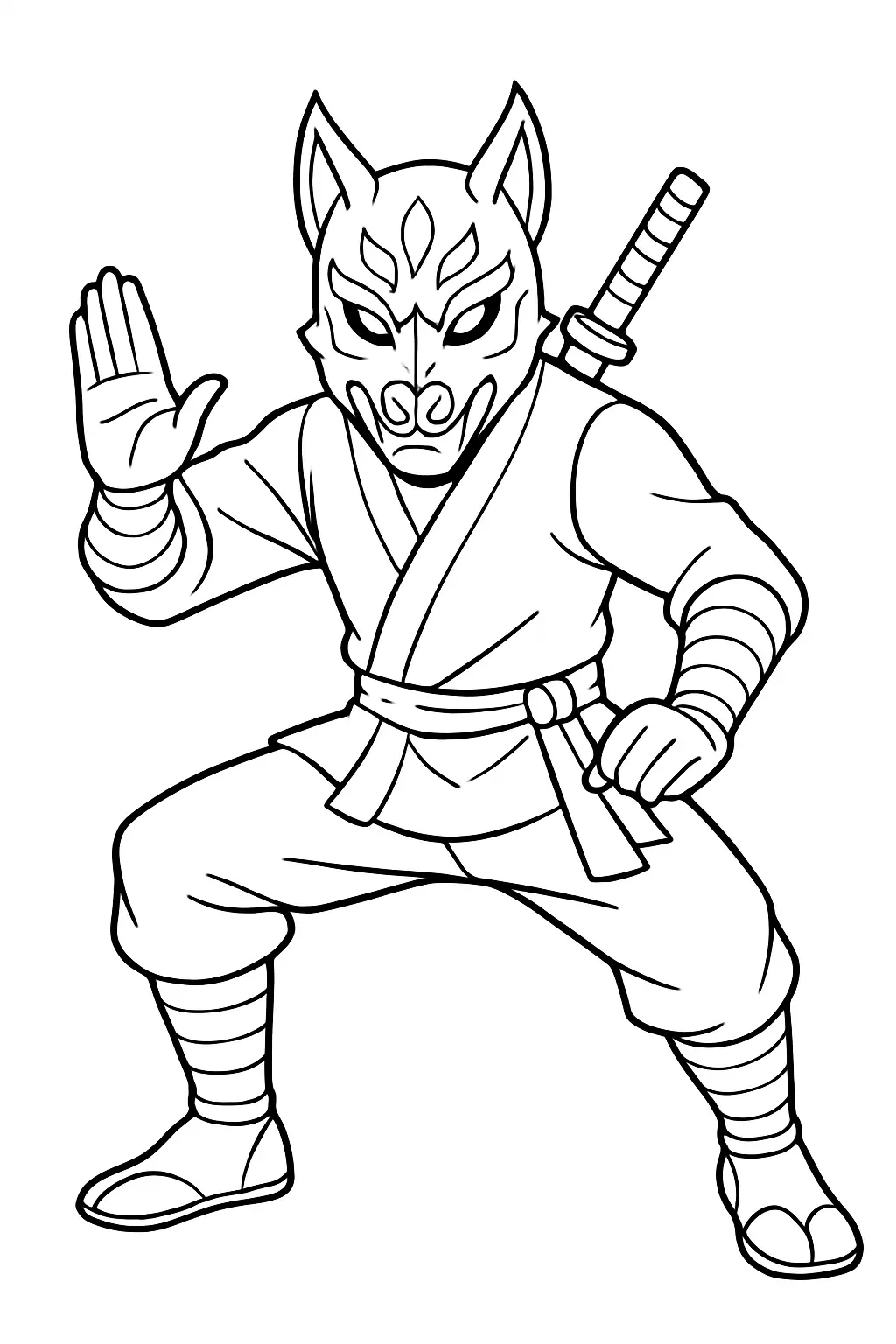 Ninja Coloring Pages – 013