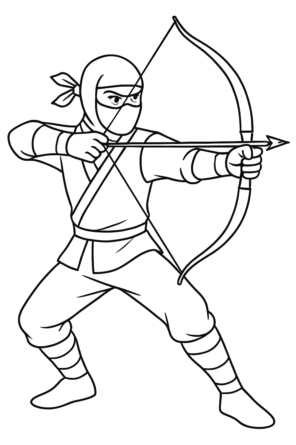 Ninja Coloring Pages – 015