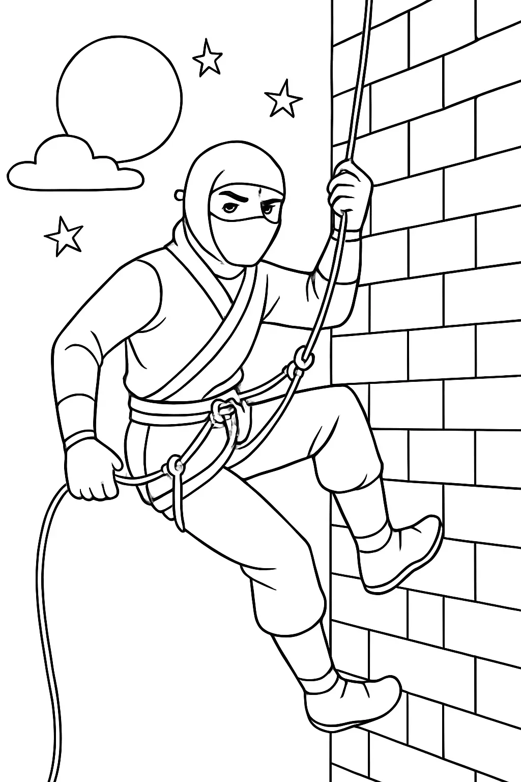 Ninja Coloring Pages – 017