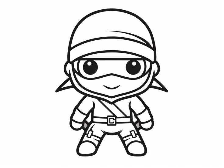 Ninja Coloring Pages – 018
