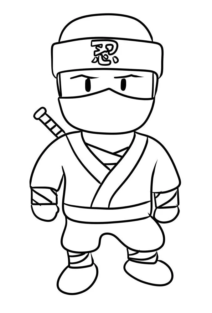 Ninja Coloring Pages – 020