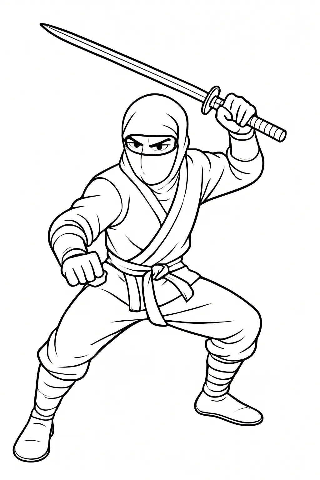 Ninja Coloring Pages – 022