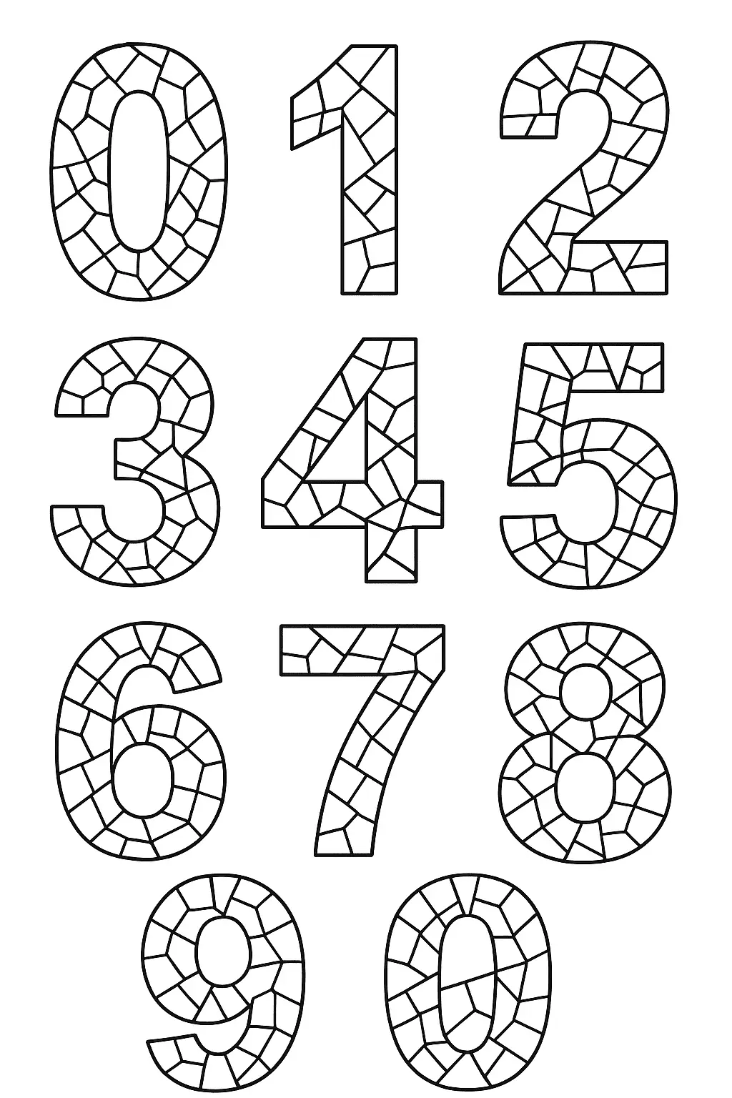 Numbers Coloring Pages – 022