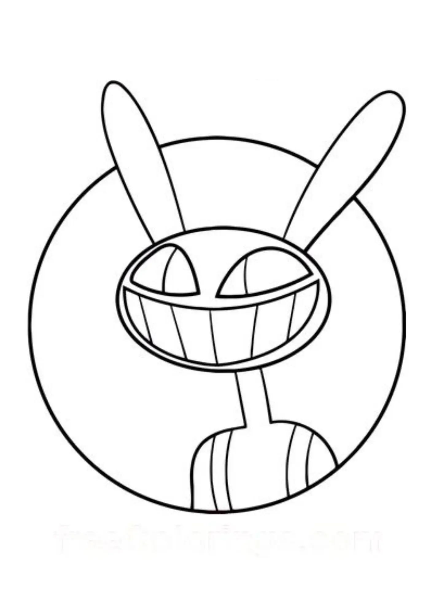 O Incrivel Circus Digital Coloring Pages – 010