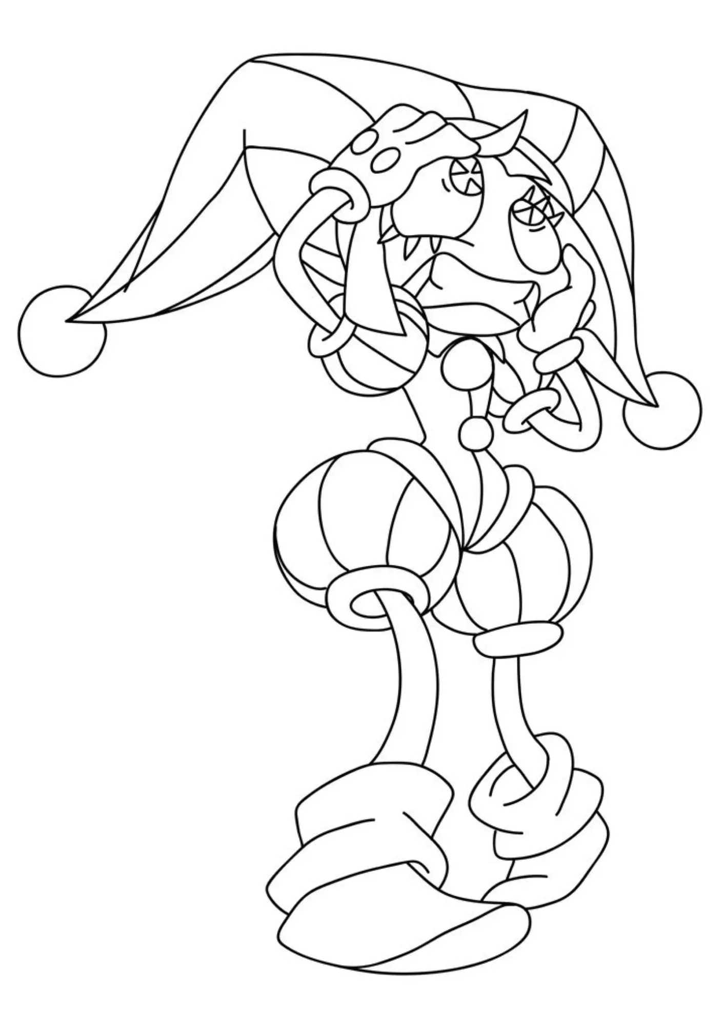 O Incrivel Circus Digital Coloring Pages – 012