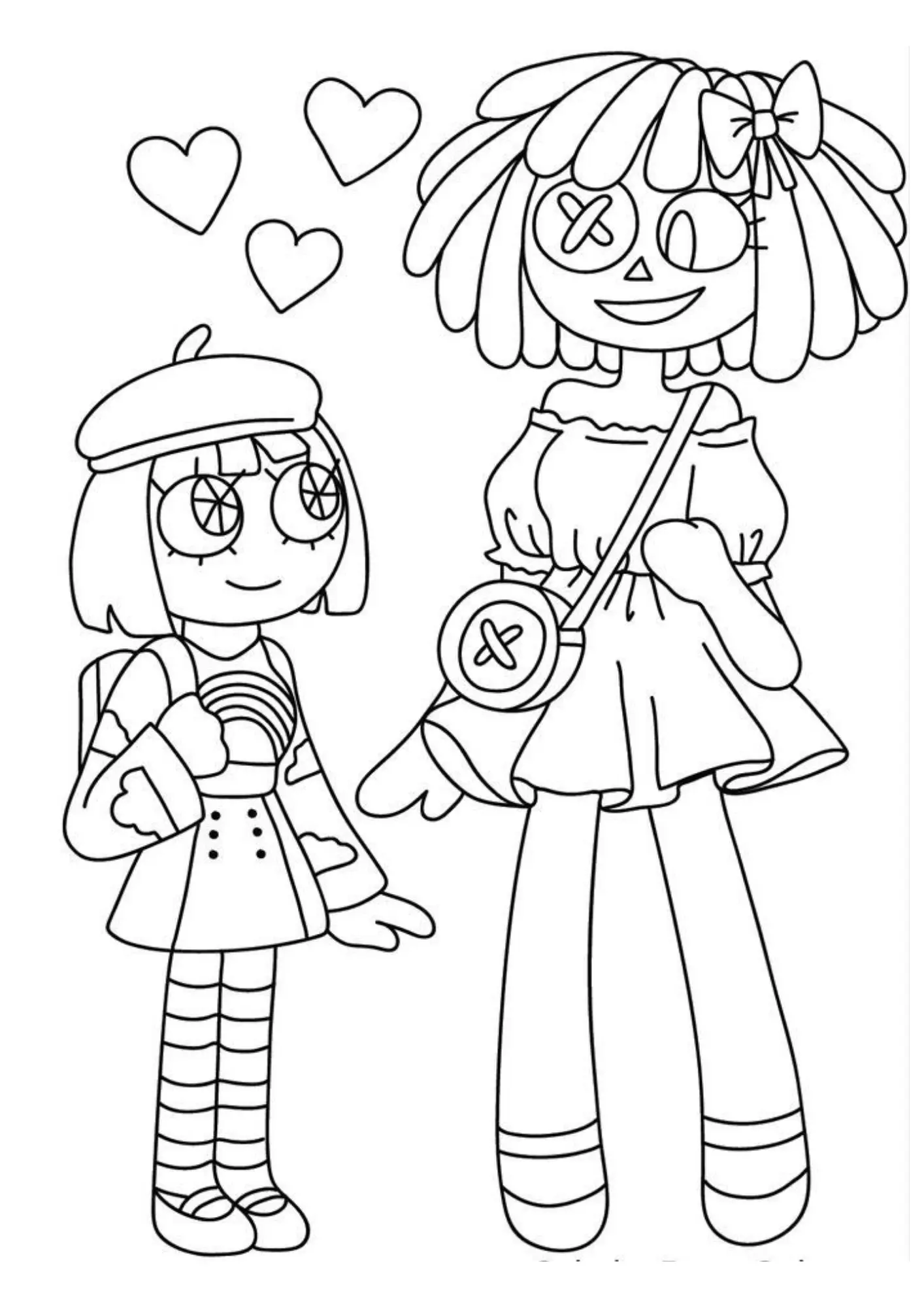 O Incrivel Circus Digital Coloring Pages – 013