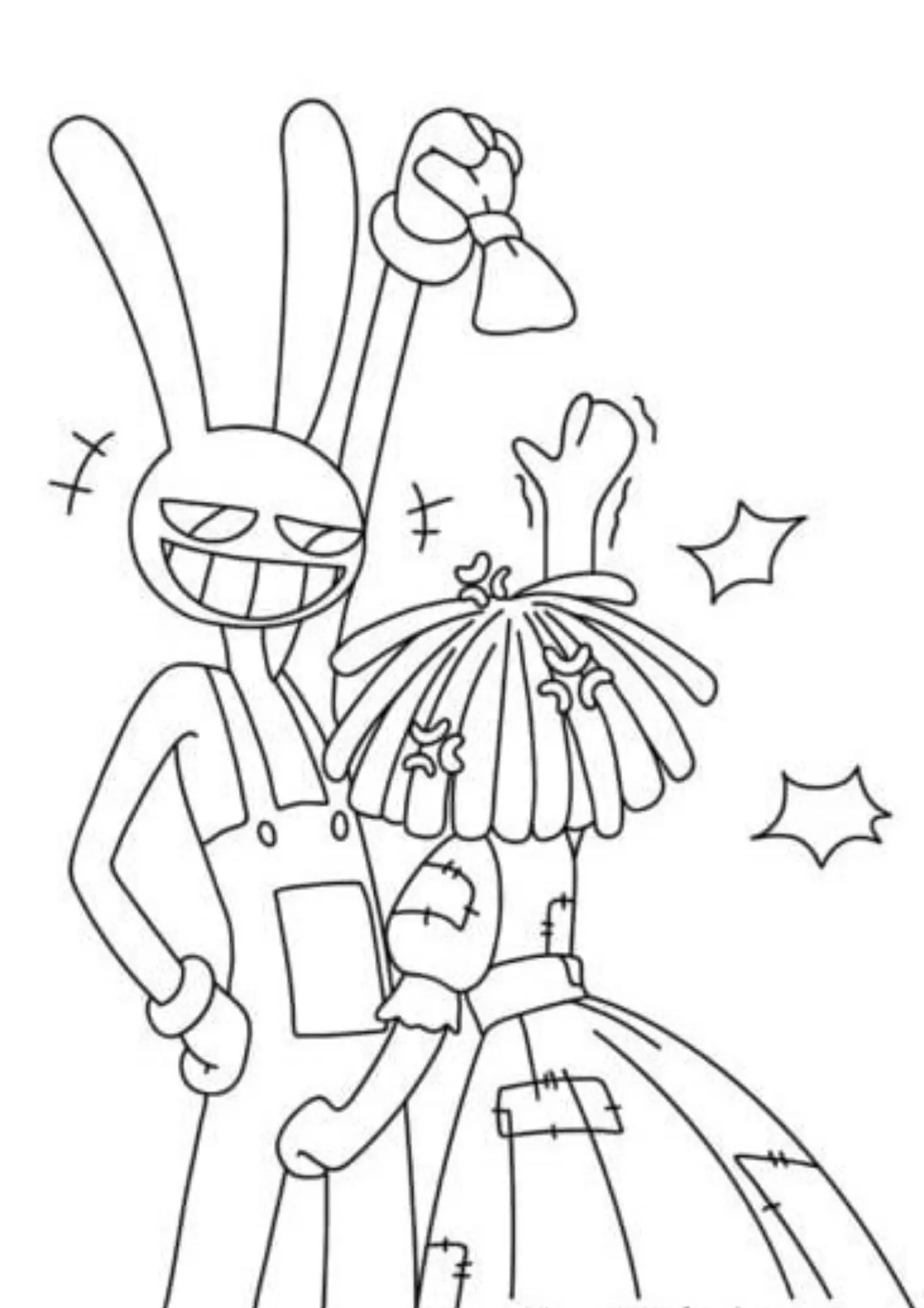 O Incrivel Circus Digital Coloring Pages – 021