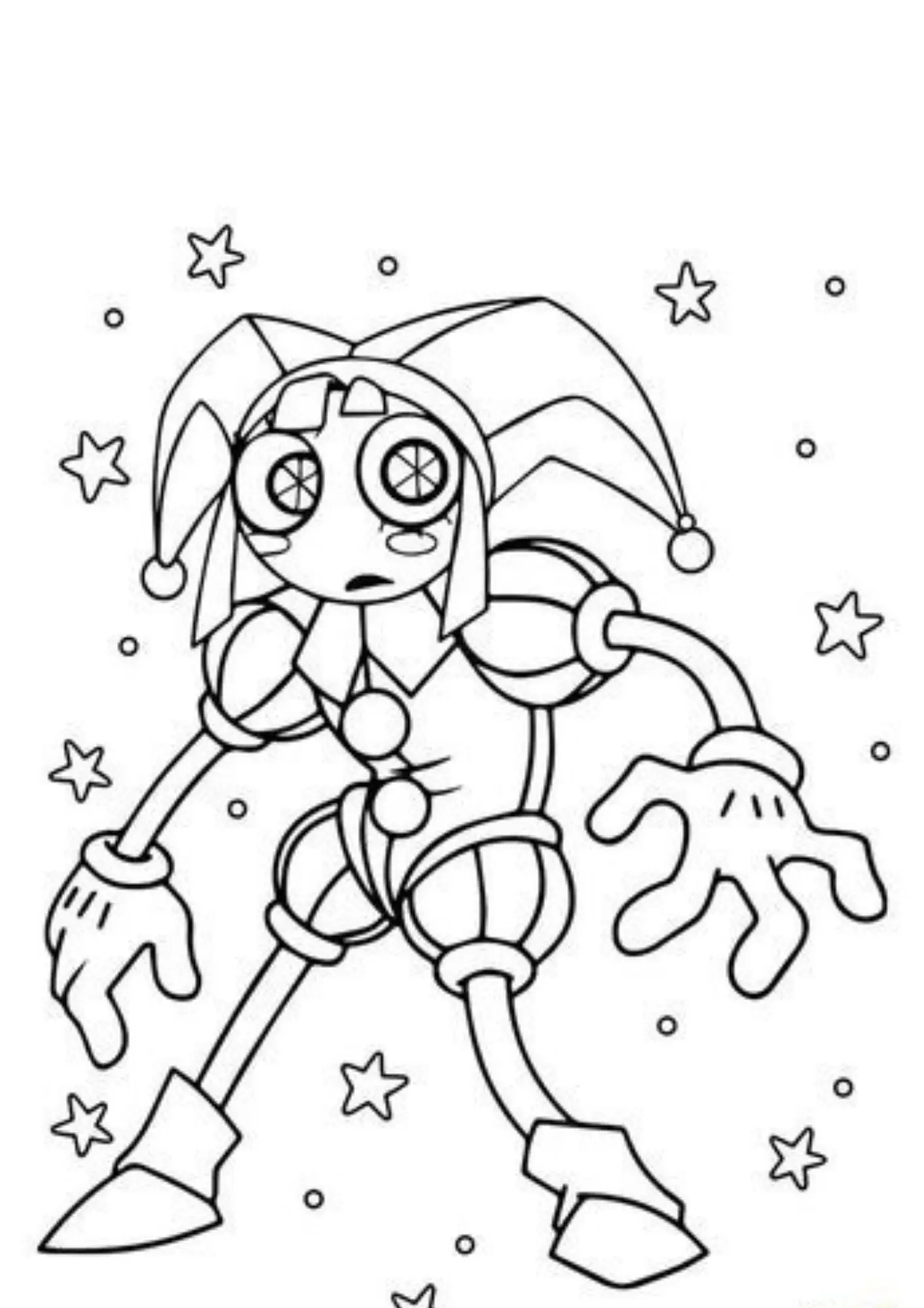 O Incrivel Circus Digital Coloring Pages – 022