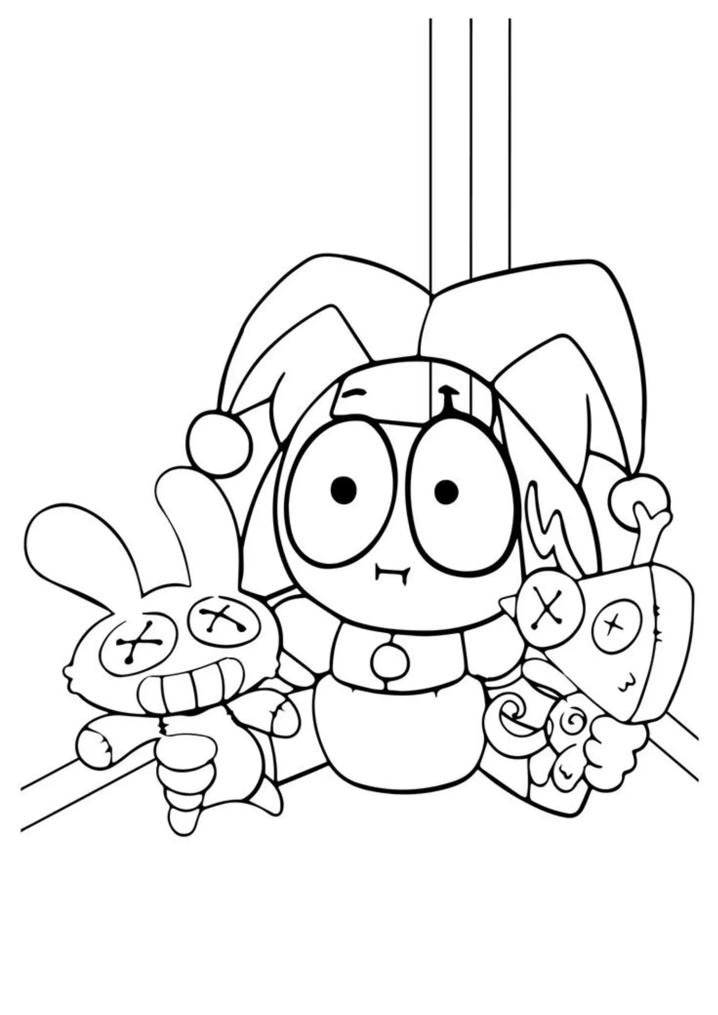O Incrivel Circus Digital Coloring Pages – 023