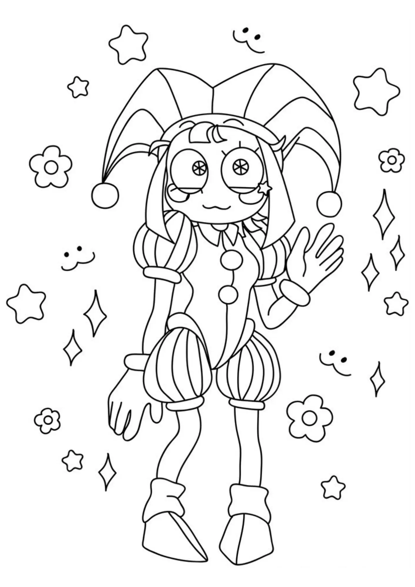 O Incrivel Circus Digital Coloring Pages – 030