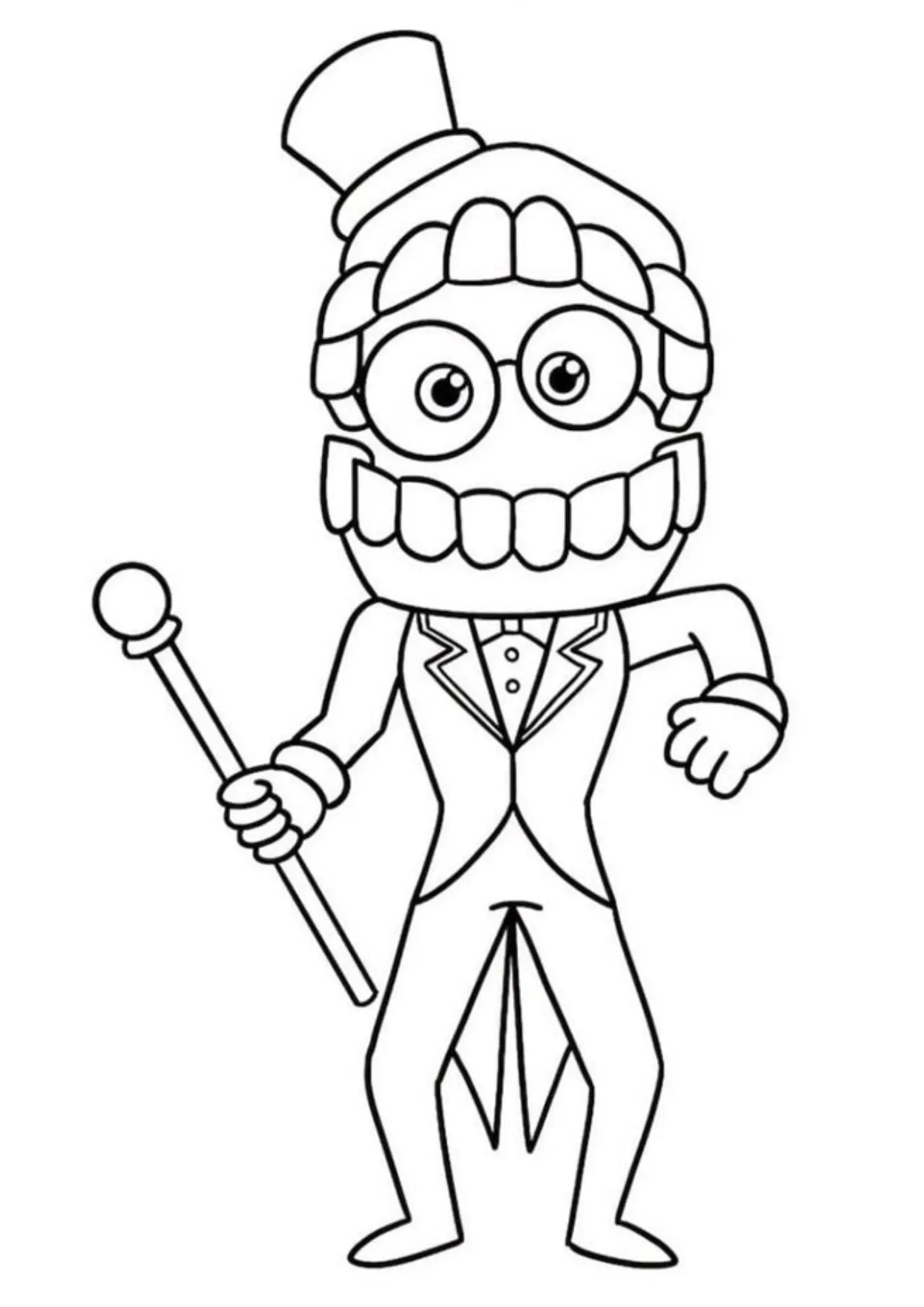 O Incrivel Circus Digital Coloring Pages – 034