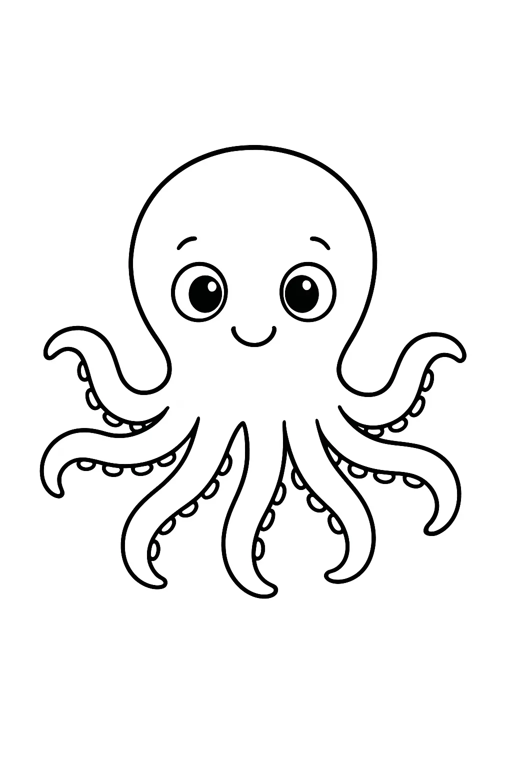 Octopus Coloring Pages – 006