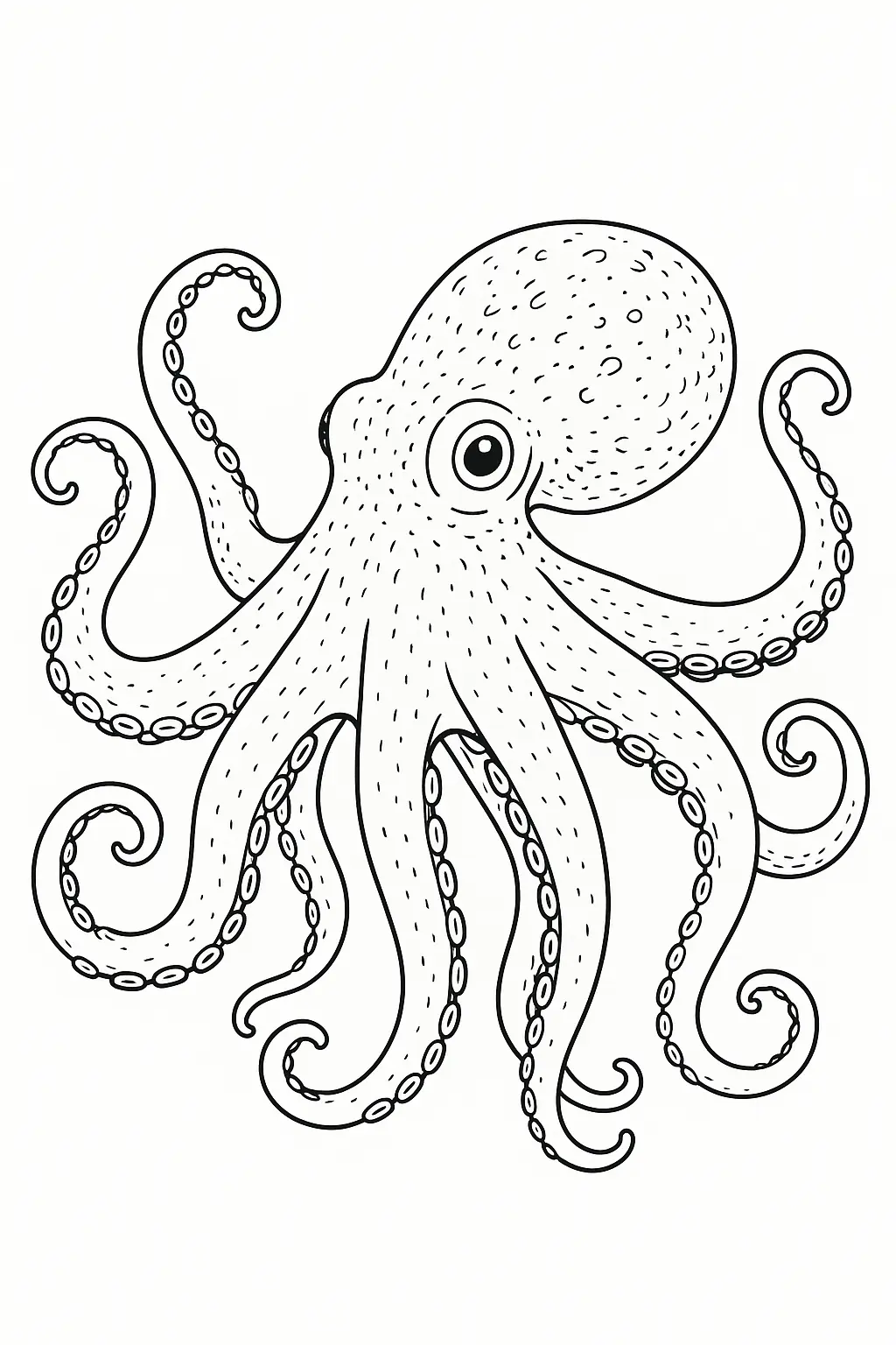 Octopus Coloring Pages – 013