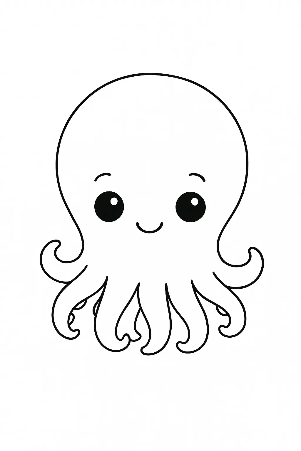 Octopus Coloring Pages – 014