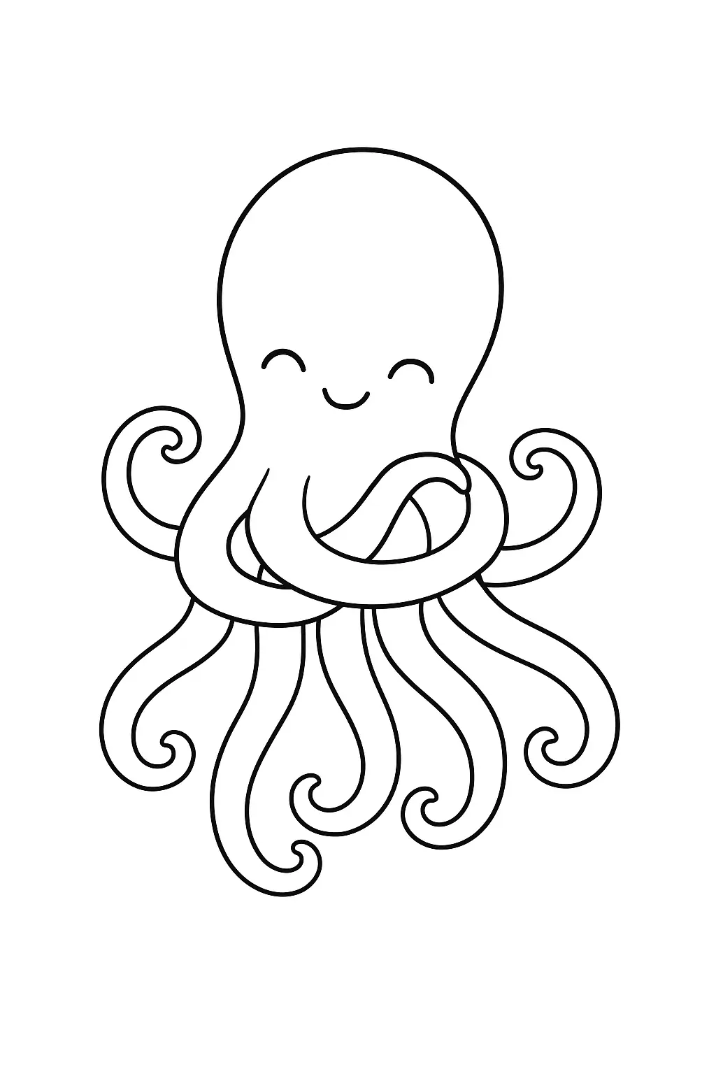 Octopus Coloring Pages – 020
