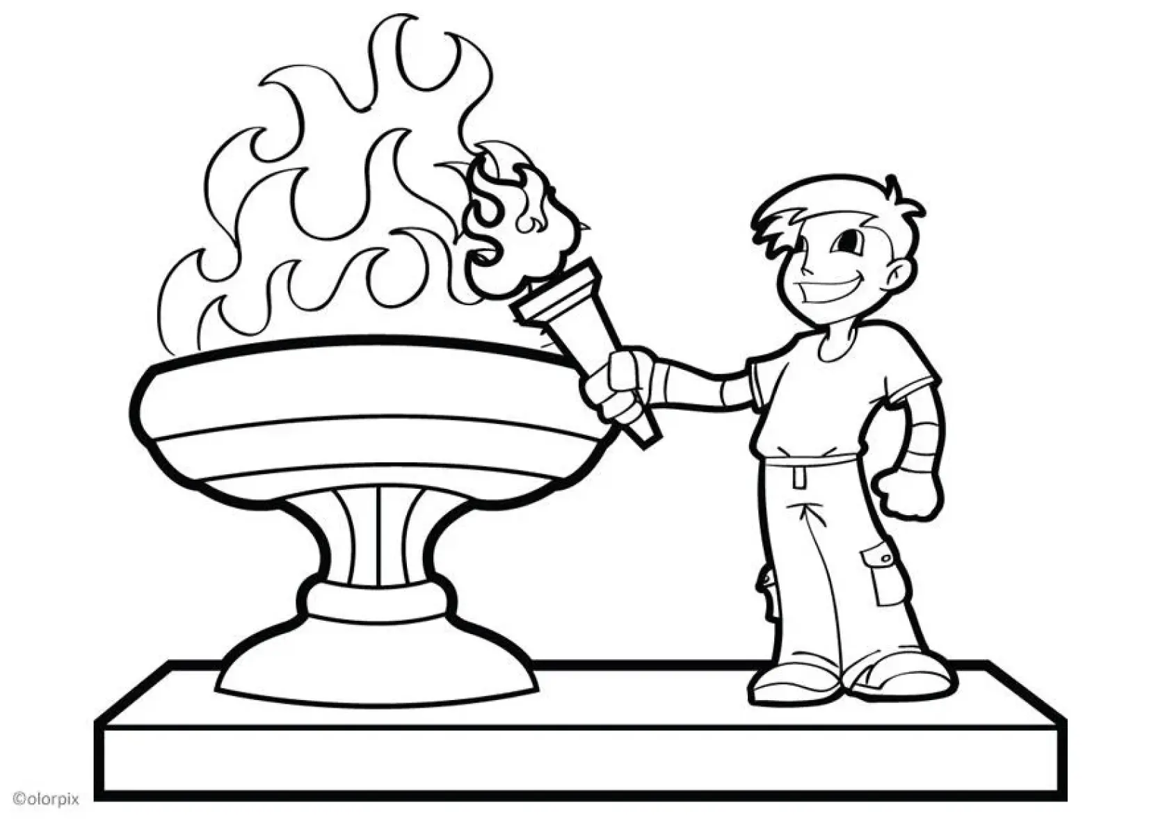 Olympics Coloring Pages – 011