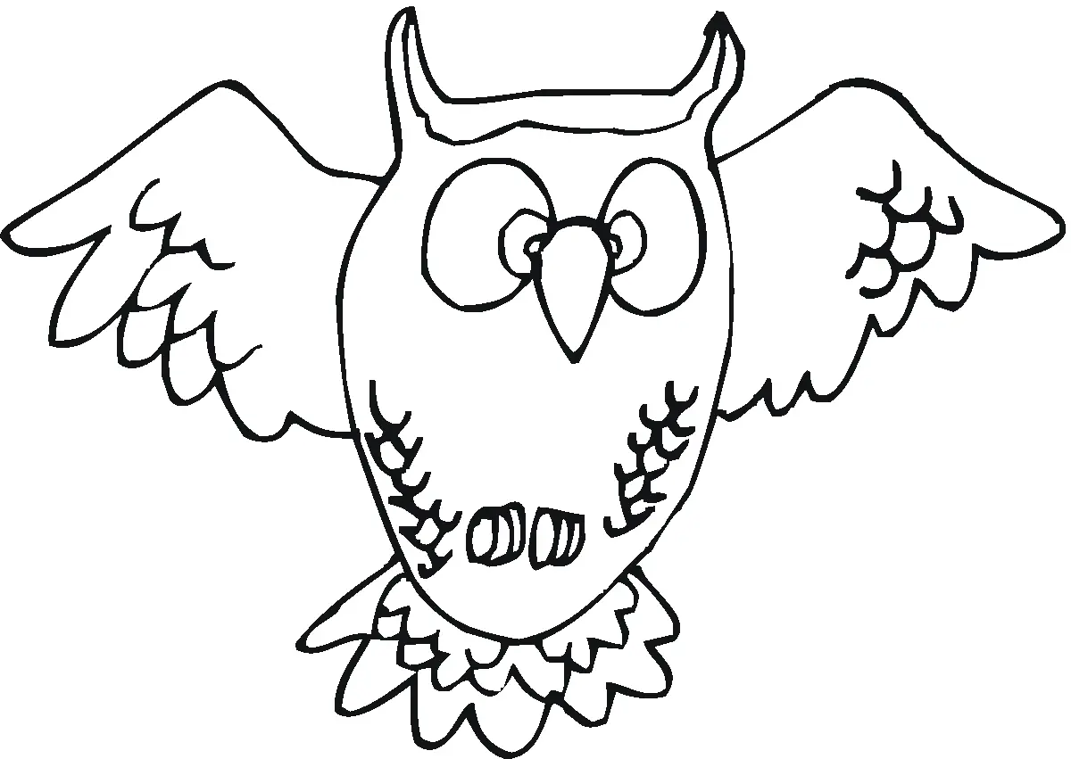 Owls Coloring Pages – 007
